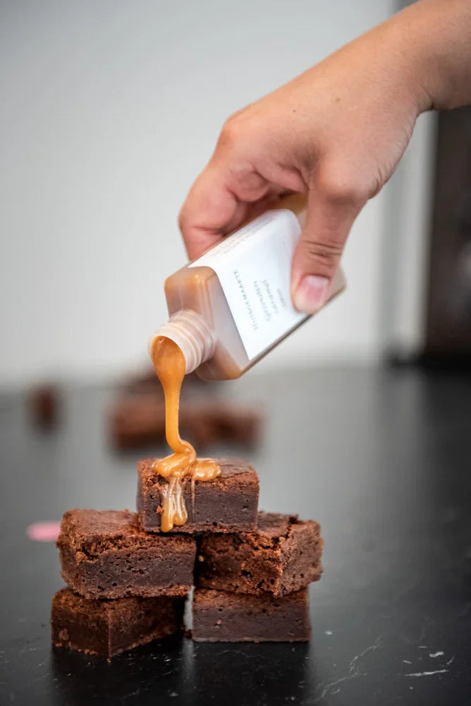 Recept: Trifle van brownie met caramelsaus