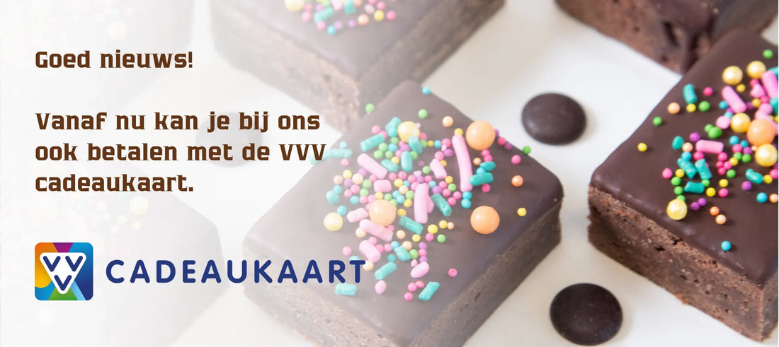 Betaal nu met je VVV cadeaukaart bij De Lekkerste Brownies