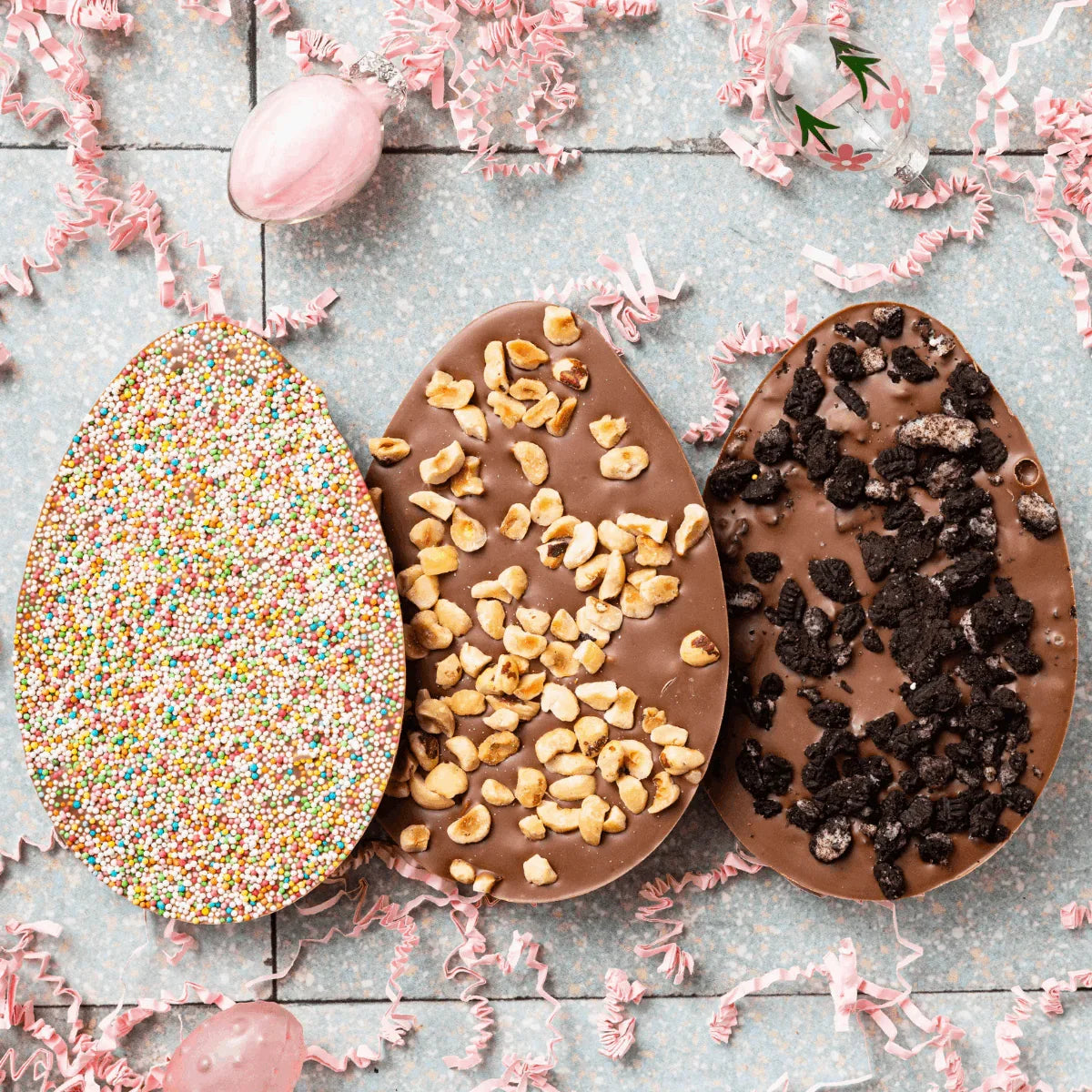 Chocolade Paasei per post