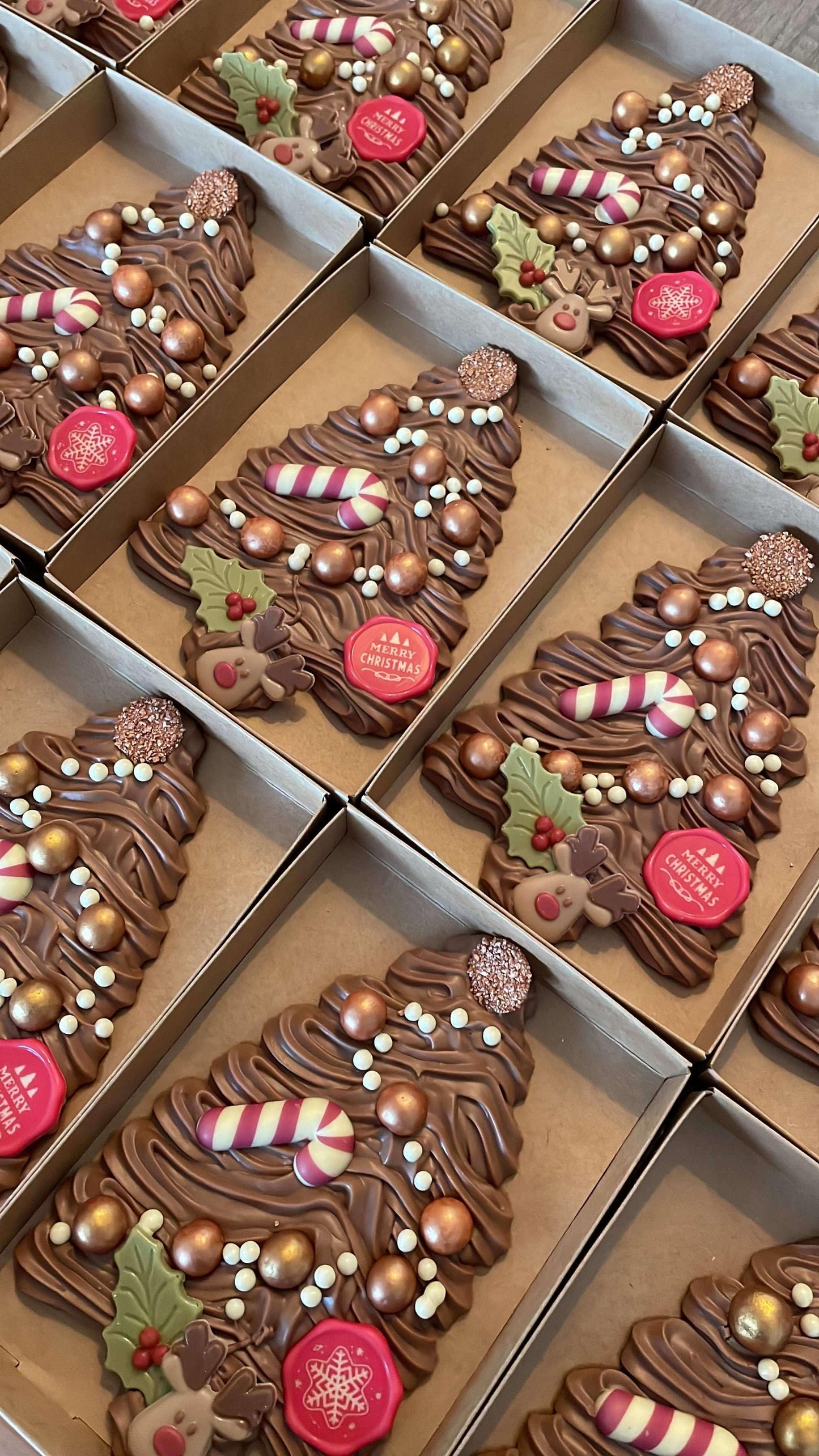 Chocolade kerstboom
