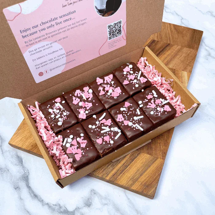Kraamcadeau | Geboorte brownies