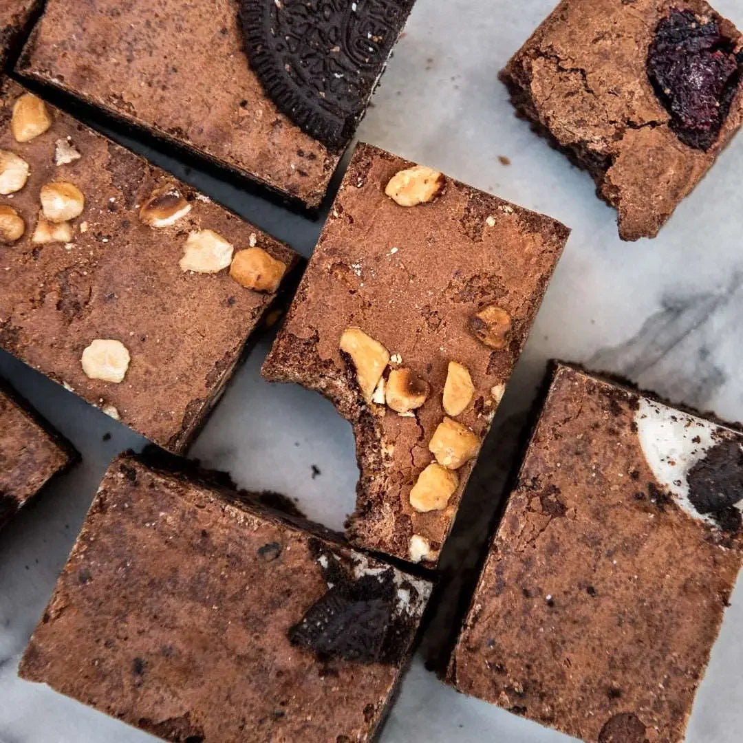 Verschillende smaken brownies verzenden