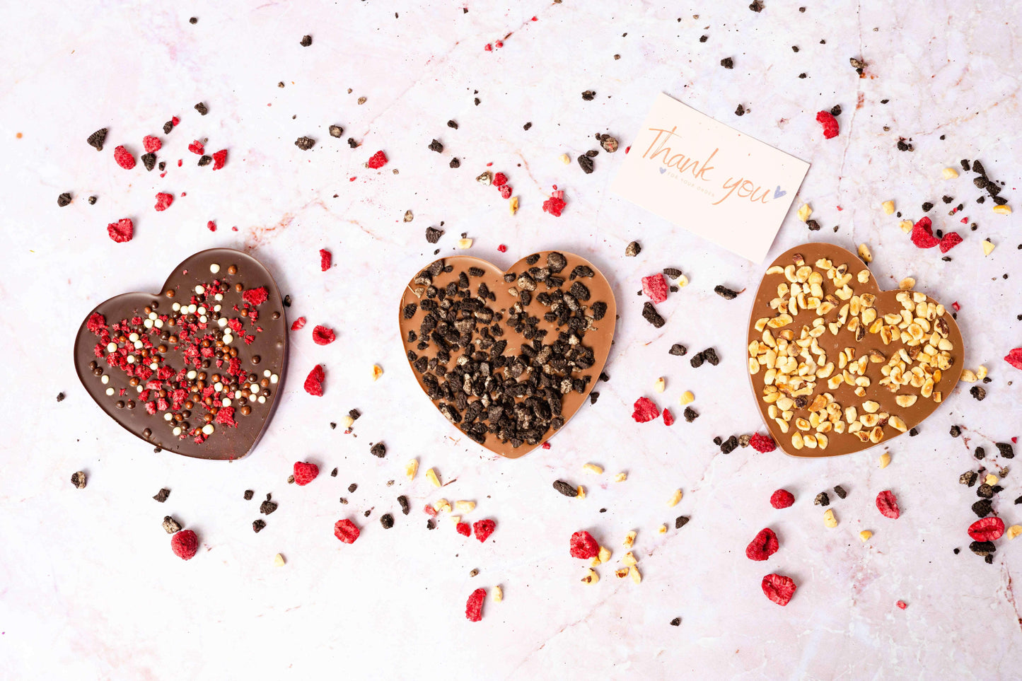 Chocolade hart per post