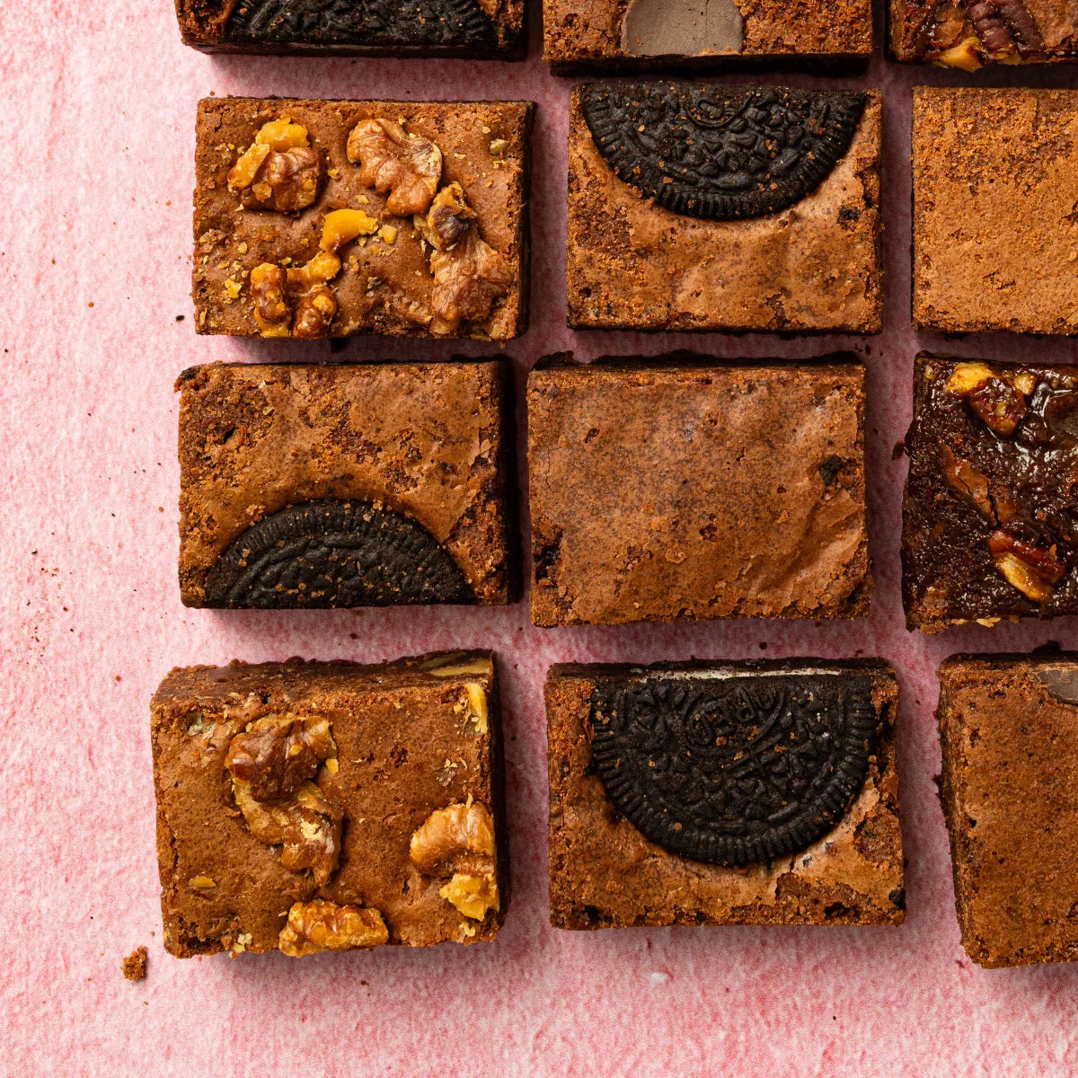 Favorietenbox met een selectie van brownies