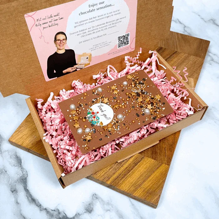 Postal - Thank You chocolatebar - NL