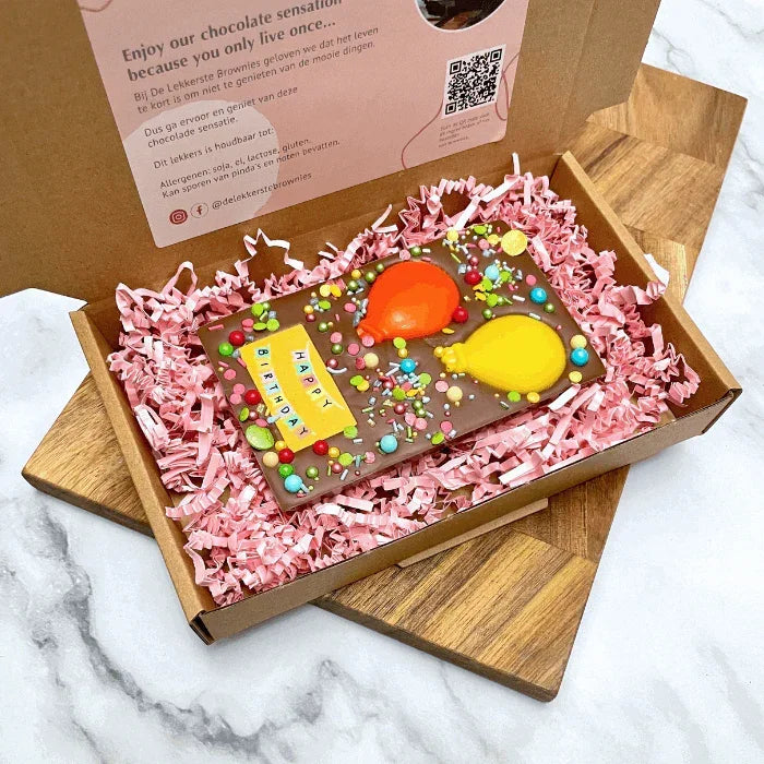 RD Happy Birthday chocolatebar - NL