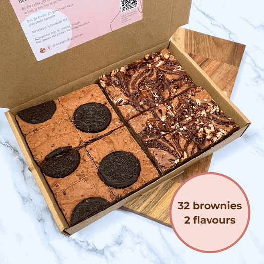 RD Brownies 32 pieces 2 flavours - EU