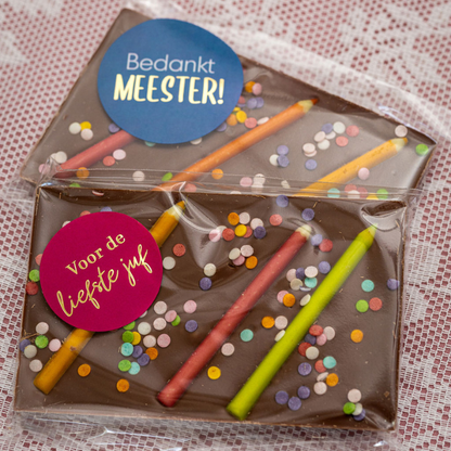 Bedankt juf cadeautje