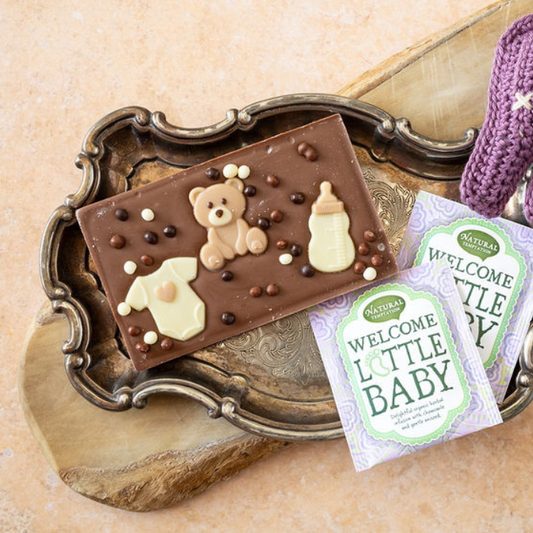 Kraamcadeau | Chocolade + thee