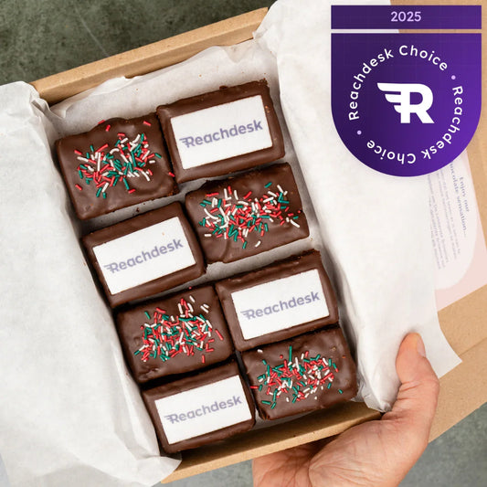 Festive Branded Brownie Box | 8 Pieces