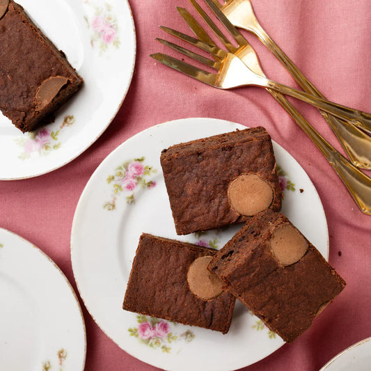 Vegan brownies per post | 8 of 16 stuks